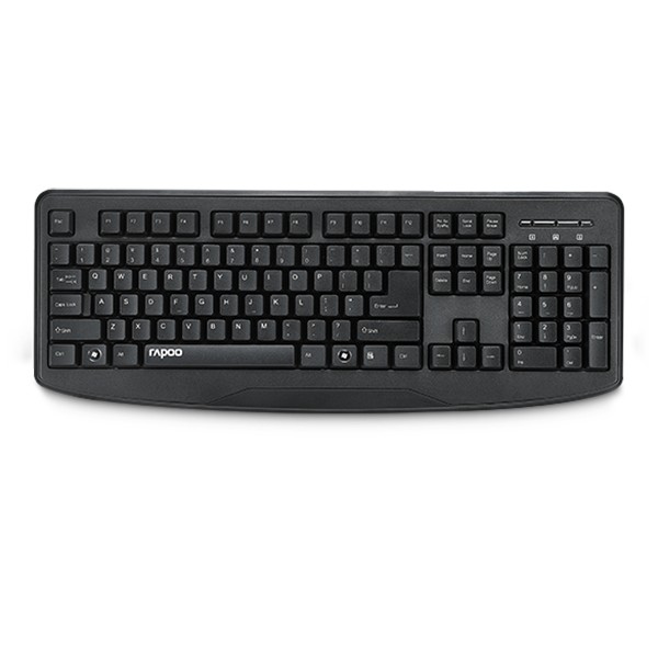 Rapoo Keyboard Wired USB NK2500 English - Black